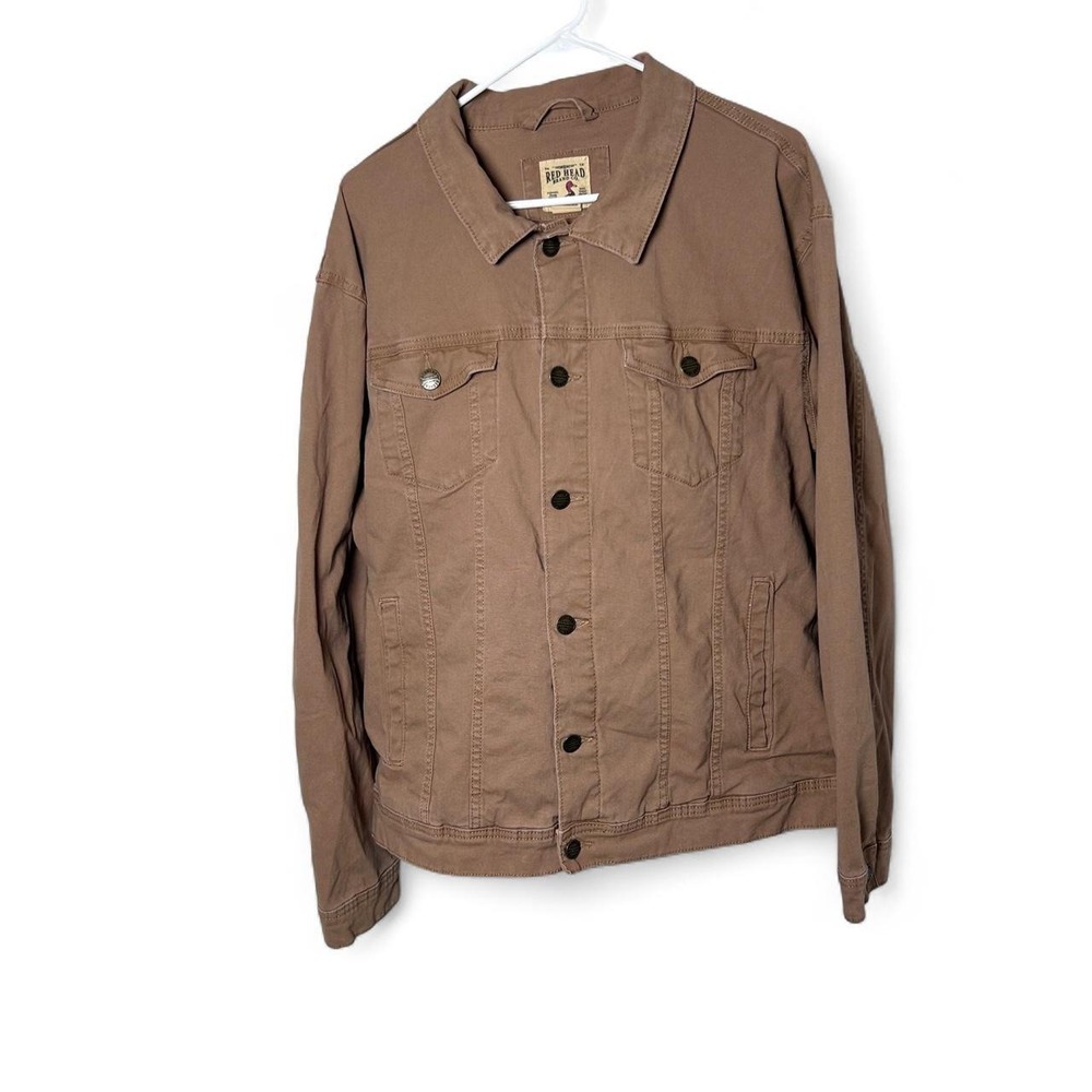 Red Head Brand Co. Brown Canvas  trucker Jacket